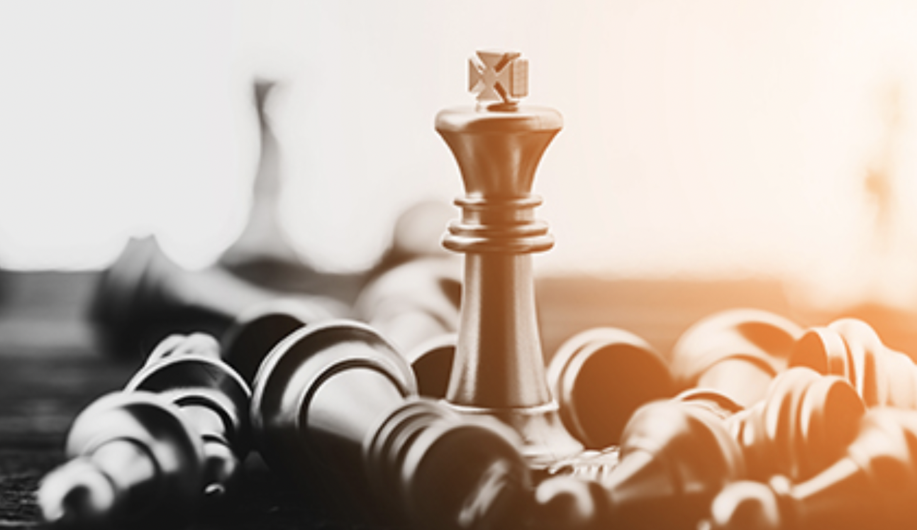 chess pieces to illustrate business strategy